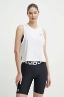 Koszulki sportowe damskie - Under Armour top treningowy Rush Energy kolor biały - miniaturka - grafika 1