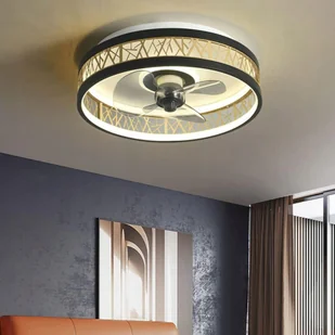 Wentylator sufitowy oświetlenie Led, żyrandol Ż498 - Wentylatory sufitowe - miniaturka - grafika 1