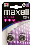 Baterie i akcesoria - Maxell 12239100 bateria do użytku domowego Jednorazowa bateria CR2016 Lithium-Manganese Dioxide (LiMnO2) - miniaturka - grafika 1
