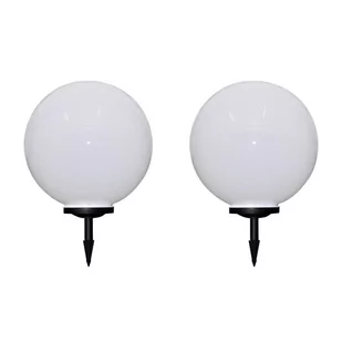 vidaXL Lampy do oświetlenia ścieżki, 2 szt, LED, 50 cm, ze szpikulcami - Lampy ogrodowe - miniaturka - grafika 1