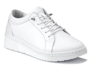 Buty damskie sneakersy skórzane na platformie białe Loretta Vitale 5277-41 - Sneakersy damskie Buty damskie sneakersy skórzane na platformie białe Loretta Vitale 5277-41 - Sneakersy damskie - miniaturka - grafika 1