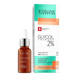 Eveline GLYCOL THERAPY 2% Kuracja witaminowa rozświetlająca 18ml 48381-uniw - Kremy do twarzy - miniaturka - grafika 2