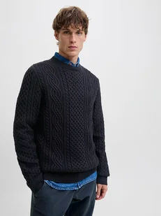 Jack & Jones Sweter w kolorze granatowym - Swetry męskie - miniaturka - grafika 1