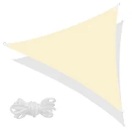 Parasole ogrodowe - Springos Żagiel przeciwsłoneczny trójkątny 3x3x3m ecru SN1016 - miniaturka - grafika 1