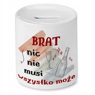 Skarbonki - Skarbonka Dla Brata na Urodziny Imieniny Prezent z Nadrukiem ze Zdjęciem - miniaturka - grafika 1