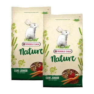 Versele-Laga Nature Cuni Junior dla królików 2x2,3 kg - Karma dla gryzoni - miniaturka - grafika 1
