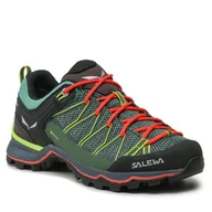 Buty trekkingowe damskie - Trekkingi Salewa Ws Mtn Trainer Lite Gtx GORE-TEX 61362 Feld Green/Fluo Coral 5585 - miniaturka - grafika 1