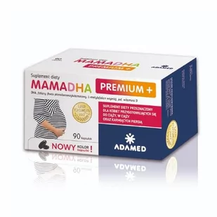 MamaDHA Premium +, 90 kaps. - Witaminy i minerały - miniaturka - grafika 1