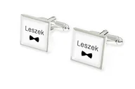 Spinki do mankietów i krawatów - Eleganckie Męskie Spinki Koszulowe Leszek - miniaturka - grafika 1