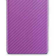 Akcesoria do tabletów i e-booków - folia naklejka skórka strukturalna na TYŁ do Blackview Tab 7 WiFi - Carbon Fioletowy - apgo SKINS - miniaturka - grafika 1