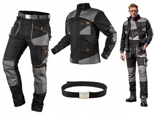 NEO Spodnie Robocze HD Slim + Bluza / Kurtka Robocza roz. XXL Komplet BHP - Odzież robocza - miniaturka - grafika 1