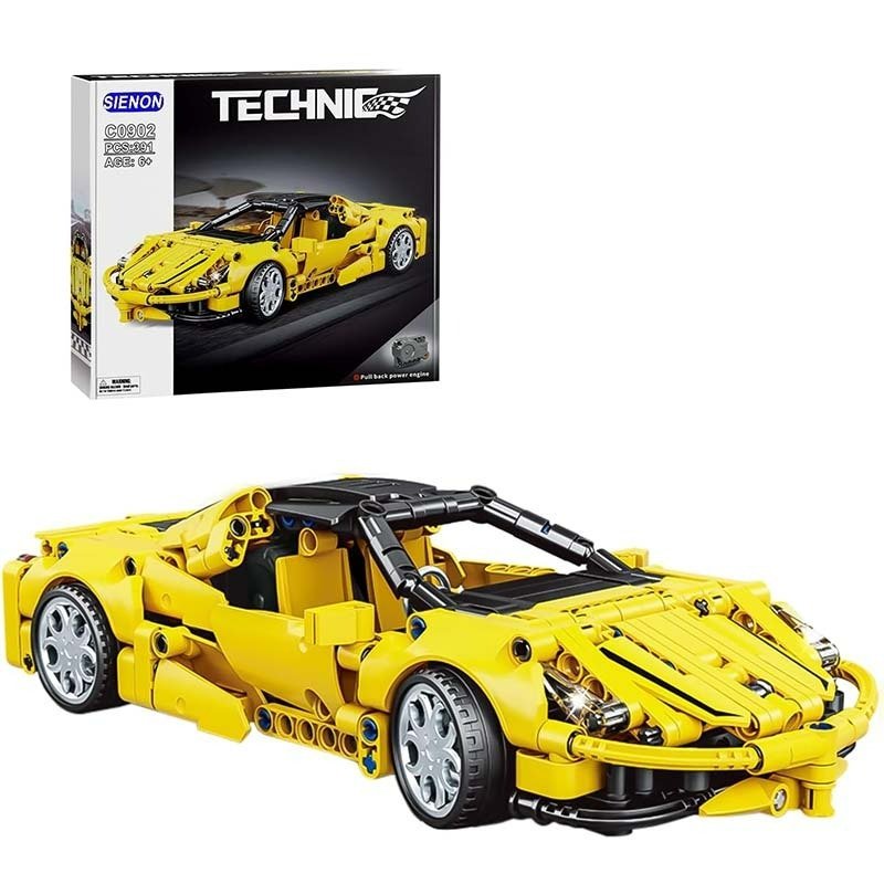 KLOCKI KONSTRUKCYJNE ZABAWKA EDUKACYJNA DLA DZIECI SAMOCHÓD (391 ELEM.)