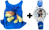 Plecaki szkolne i tornistry - Plecak dziecięcy dla dzieci PSI PATROL plecaczek do przedszkola + ZEGAREK - miniaturka - grafika 1