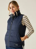 Kamizelki damskie - Regatta Kamizelka pikowana "Courcelle" w kolorze granatowym - miniaturka - grafika 1