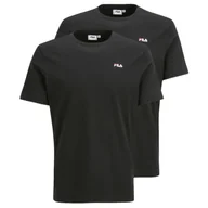 Koszulki męskie - Fila T-Shirt Brod Tee 2-Pack Czarny Fam0083.83128 Xxl - miniaturka - grafika 1