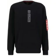 Odzież taktyczna i umundurowanie - Bluza Alpha Industries Alpha RP Sweater 146305 03 - Czarna  L - miniaturka - grafika 1