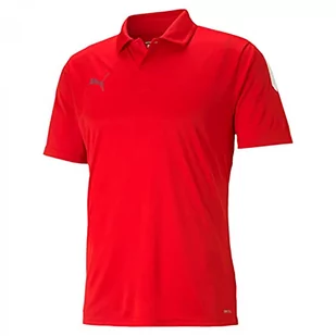 Puma Męska koszulka polo Teamliga Sideline Red White 3XL 657257 - Koszulki męskie - miniaturka - grafika 1