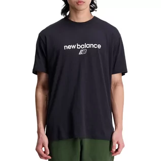 Koszulki męskie - Koszulka New Balance MT33529BK - czarna - grafika 1