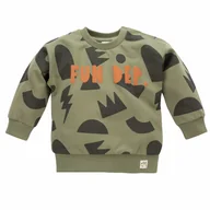 Bluzy dla dziewczynek - Pinokio Bluza Dziecięca Olivier 80 Zielony - miniaturka - grafika 1