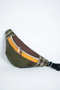 Zielona khaki męska nerka saszetka z korka unisex ODCIENIE ZIEMI - Nerki Zielona khaki męska nerka saszetka z korka unisex ODCIENIE ZIEMI - Nerki - miniaturka - grafika 1