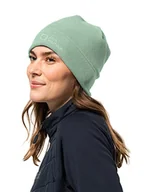 Czapki damskie - Jack Wolfskin Real Stuff czapka beanie Granite Green One Size - miniaturka - grafika 1