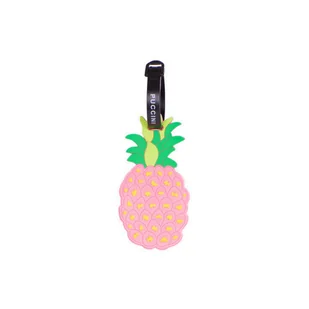 Zawieszka do bagażu PUCCINI ZB16 Różowy ananas - Akcesoria podróżnicze - miniaturka - grafika 1