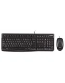 Klawiatury - LOGITECH MK120 corded Desktop Kolor: CZARNY NLB - miniaturka - grafika 1