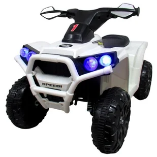 Quad J8 biały na akumulator, quady dla dzieci muzyka światła - Pojazdy elektryczne dla dzieci - miniaturka - grafika 1