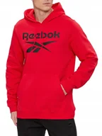 Bluzy męskie - Bluza Męska Reebok Z Kapturem Im3281 Kangurka Bawełniana 2Xl - miniaturka - grafika 1