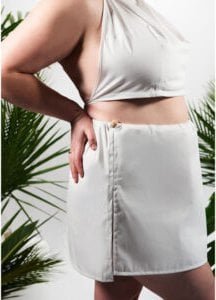 Spódnica na saunę XXL w 100% naturalna bawełna Yeye Biały XXL