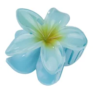 Ozdoby do włosów - KLAMRA KWIAT szczęka duża SPINKA do włosów kwiatek HAWAJSKA KWIAT PLUMERII - miniaturka - grafika 1