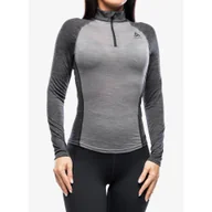 Pozostała odzież narciarska - Bluza termiczna damska Odlo Natural Performance PW 150 BL Top Turtle Neck LS - miniaturka - grafika 1