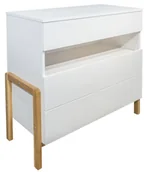 Komody dla dzieci - Biała komoda dziecięca mat S6-R52 - miniaturka - grafika 1