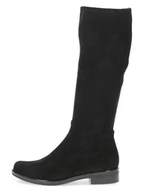 Kozaki damskie - Caprice Kozaki w kolorze czarnym - miniaturka - grafika 1