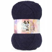 Pasmanteria - Włóczka Clover akryl 50g 025 Granatowy - miniaturka - grafika 1