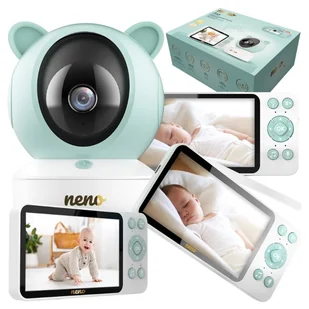 Neno Ivo Obrotowa Wideo-Niania Kamera IP Z Odbiornikiem - Elektroniczne nianie i monitory oddechu - miniaturka - grafika 1