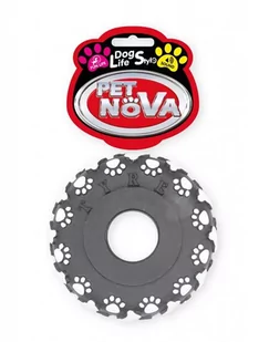 PET NOVA Pet Nova Opona gumowa w łapki Tire z dźwiękiem 11cm PPTN067 - Zabawki dla psów - miniaturka - grafika 1
