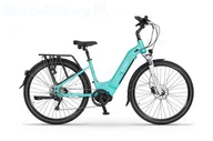 Rowery elektryczne - Ecobike D2 City Turkusowy 2023  - miniaturka - grafika 1