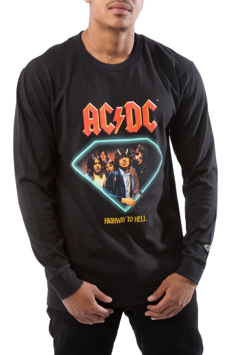 longsleeve AC/DC - HIGHWAY TO HELL BLACK-S
