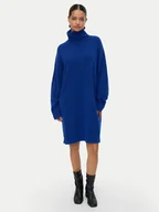 Sukienki - Vero Moda Sukienka dzianinowa Aquarius 10331900 Niebieski Regular Fit - miniaturka - grafika 1