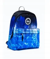 Plecaki - Hype Plecak Niebieski Z Kieszonką Na Zamek Młodzieżowy Do Szkoły Jka - miniaturka - grafika 1