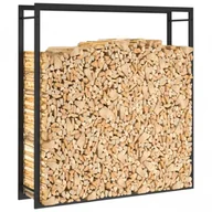Akcesoria kominkowe - Regał Na Metalowy Drewno N4-B85 - miniaturka - grafika 1