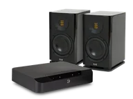 Zestawy stereo - Bluesound POWERNODE EDGE (czarny) + Solano BS283 (czarny) - miniaturka - grafika 1