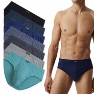 Majtki męskie - SLIPY MĘSKIE ATLANTIC CLASSIC 7MP001/GRF/CZA/SZM/NIE/ZIEJ 7-PACK *L* - miniaturka - grafika 1