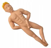 Dodatki do ciast w proszku - FIGURKA NA TORT FACET mężczyzna WIECZÓR PANIEŃSKI 18 LAT ozdoby na tort - miniaturka - grafika 1