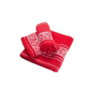 Dekoria Ręcznik Castelo czerwony 70x140cm 763-45 - Ręczniki - miniaturka - grafika 1