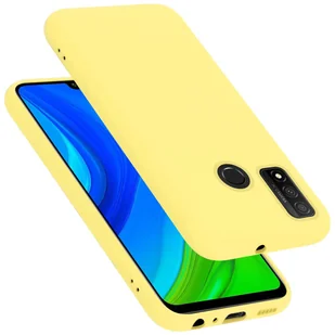 Pokrowiec Do Huawei P SMART 2020 Etui w LIQUID ŻÓŁTY TPU Silikon Case Cover Obudowa Ochronny Cadorabo - Etui i futerały do telefonów - miniaturka - grafika 1
