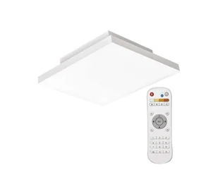LED Plafon ściemnialny LED/18W/230V + pilot czworokątny 2700K-6000K - Lampy sufitowe - miniaturka - grafika 1