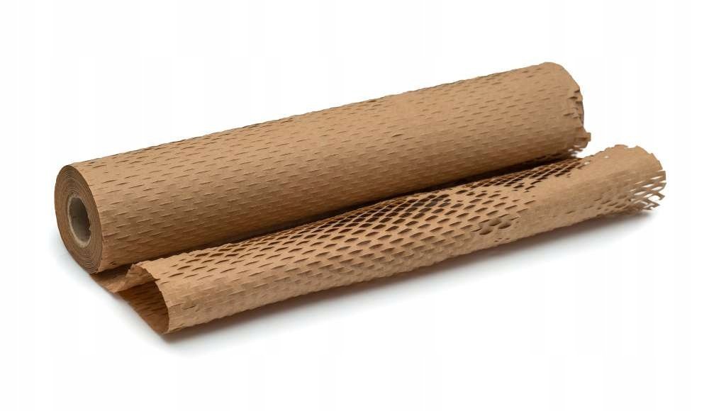 PAPIER NACINANY KRAFT BRĄZ 40CM/25M DO WYPEŁNIANIA PACZEK