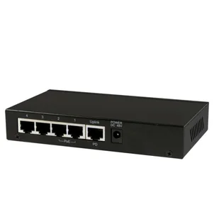 ALLNET ALL-SG8205PD łącza sieciowe Nie zarządzany L2 Gigabit Ethernet (10/100/1000) Obsługa PoE Czarny - Huby USB - miniaturka - grafika 1